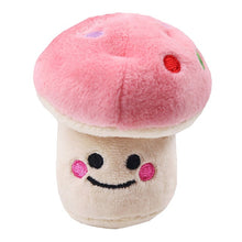 Load image into Gallery viewer, Small Stuffed Squeaky Pink Mushroom