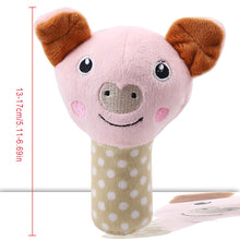 Load image into Gallery viewer, Small Stuffed Squeaky Red Rabbit