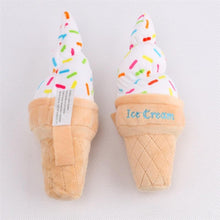 Load image into Gallery viewer, Medium Stuffed Squeaky Ice Cream Cone