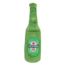 Load image into Gallery viewer, Medium Stuffed Squeaky Green Bottled Beer