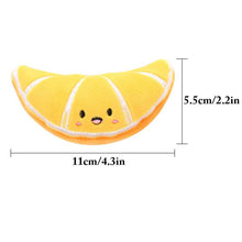 Load image into Gallery viewer, Small Sliced Orange Shaped Plush