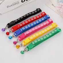 Load image into Gallery viewer, Easy Wear Colourful Collar With Bell for Small Cat Dog