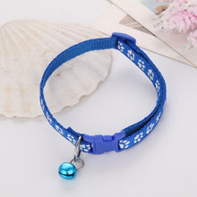 Load image into Gallery viewer, Easy Wear Colourful Collar With Bell for Small Cat Dog