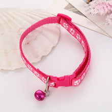 Load image into Gallery viewer, Easy Wear Colourful Collar With Bell for Small Cat Dog