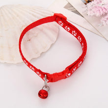 Load image into Gallery viewer, Easy Wear Colourful Collar With Bell for Small Cat Dog