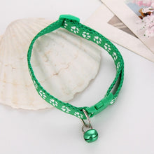 Load image into Gallery viewer, Easy Wear Colourful Collar With Bell for Small Cat Dog