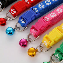 Load image into Gallery viewer, Easy Wear Colourful Collar With Bell for Small Cat Dog