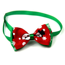 Load image into Gallery viewer, Christmas Holiday Bow Tie Collar for Cat Dog
