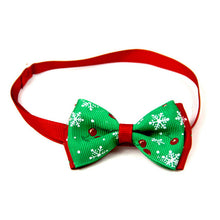 Load image into Gallery viewer, Christmas Holiday Bow Tie Collar for Cat Dog