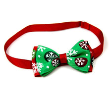 Load image into Gallery viewer, Christmas Holiday Bow Tie Collar for Cat Dog