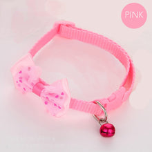 Load image into Gallery viewer, Dotted Bow Tie Collar with Bell for Cat Dog