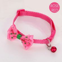 Load image into Gallery viewer, Dotted Bow Tie Collar with Bell for Cat Dog