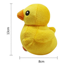 Load image into Gallery viewer, Small Stuffed Squeaky Yellow Duck