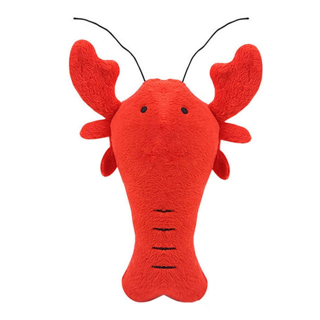 Small Stuffed Squeaky Red Lobster
