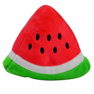 Small Stuffed Squeaky Sliced Triangle Watermelon