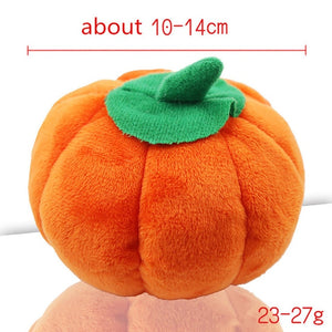 Small Stuffed Squeaky Pumpkin