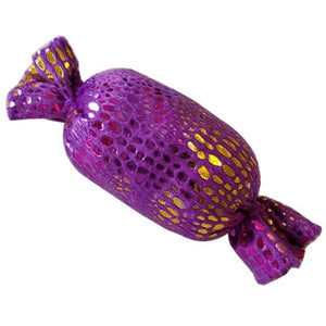 Small Stuffed Squeaky Purple Candy