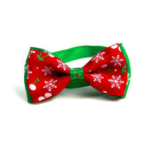 Load image into Gallery viewer, Christmas Holiday Bow Tie Collar for Cat Dog