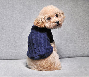 Warm Knitted Sweater for Puppy and Kitten