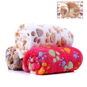 Winter Warm Thick Coral Fleece Blanket / Mat / Sleeping Bed For Small Medium Cats Dogs